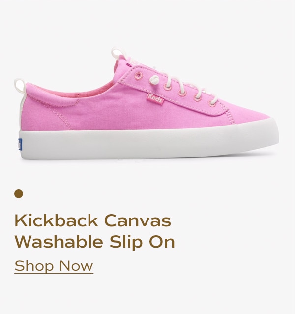 Kickback Canvas Washable Slip On | Shop Now